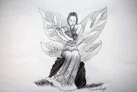 How To Draw A Girl Playing Flute Cool Drawing Cool Drawings Drawings Pencil Sketch