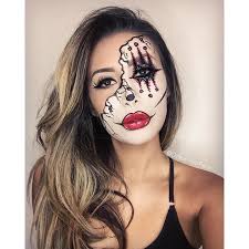 Tamanna Roashan On Instagram Halloween Broken Clown Doll Makeup And I Added Some Dark Glitter Aro Schminken Halloween Clown Schminke Bemalte Gesichter