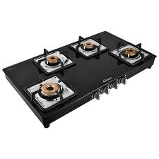Cooker appliance kitchen stove font. Buy Sunflame 4 Burners Cooktop Aura Black Online Croma