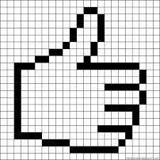 A34183 Pixel Drawing Pixel Art Graph Paper Art