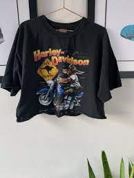 Vintage Melbourne Australia Harley Davidson Motorcycles Graphic Cropped T Shirt Clothes Aesthetic Clothes Clothes Inspiration