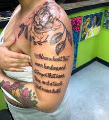 These pictures of half sleeve tattoos can also be voted on, so that the most popular. Female Classy Half Sleeve Tattoo Quote Novocom Top