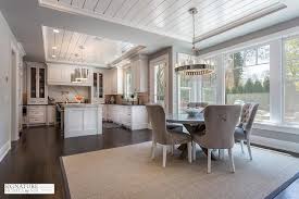 Gray Velvet Tufted Dining Chairs With Gray Marble Top Dining Table Transitional Dining Room Marble Top Dining Table Dining Room Ceiling Elegant Dining Room