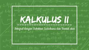 Untuk menciptakan persamaan integral dalam u, maka interval dirubah menjadi : Kalkulus Ii Integral Substitusi Sederhana Bentuk Akar Part 1 Youtube