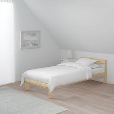 Neiden Bed Frame Pine Twin Ikea In 2020 Bed Frame Single Bed Frame Single Bed Frame Ikea