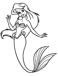 Just click to print out your copy of this coloring princess ariel coloring page. Easy Ariel Coloring Pages Coloring Pages Blog Cycle