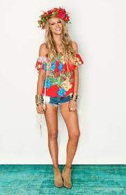 Carnaval Hawaiian Outfit Beach Party Outfits Luau Outfits