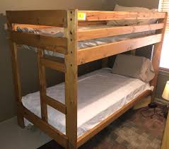 A twin bunk bed, or twin over twin bunk bed to be specific, is the standard size. Exceeding Expectations Nationwide Browse Auctions Search Exclude Closed Lots Auctions My Items Signup Login Catalog Auction Info Home Man Cave Hunting Cabin 152319 12 01 2018 8 00 Am Cst 01 22 2019 4 12 Pm Cst Closed Lot 33set Of