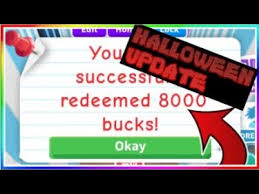 The following is a list of all the different codes and what you get when you put them in. New Adopt Me Codes New Halloween Countdown Roblox Youtube