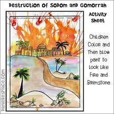 Used in the context of the story . Sodom And Gomorrah Bible Crafts
