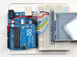 There's a lot of work has and research on this module in arduino. Spi Wiring And Test Adafruit 2 8 And 3 2 Color Tft Touchscreen Breakout V2 Adafruit Learning System