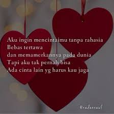 Aku Ingin Mencintaimu Tanpa Rahasia Perasaan Ungkapan Kutipan Cinta