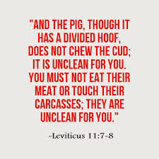 Eating Pork Isn T Clean According To Christian Principles Most Christians Simply Choose To Ignore This Scripture Or Haven T Read Th Eat Pretty Eat Do Not Eat