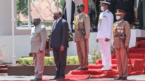 Uhuru kenyatta, c.g.h., addresses the nation. President Kenyatta Welcomes Burundi S Ndayishimiye At State Lodge Kisumu Capital News