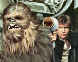 Tu es la star du jour ! Chewbacca Humour Solo Image Animee Gif