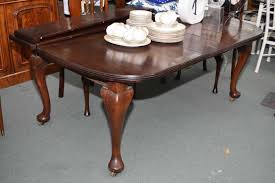 Compare prices & save money on dining room furniture. Antique Mahogany Dining Table With Heavy Cabriole Supports And Three Insert Leafs Note Sans Crank