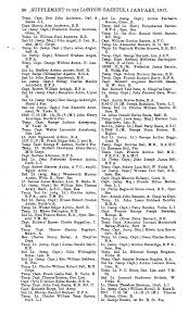 30 . SUPPLEMENT TO THE LONDON GAZETTE, 1 JANUARY, 1917.