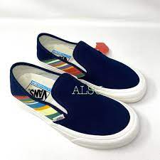 Vans Shoes Vans Slipon Sf Low Top Retro Stripes Canvas Women Poshmark