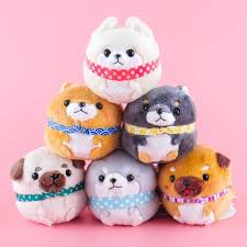 Mameshiba Sankyodai With Printed Collar Plushie Mini In 2020 Plushies Kawaii Plushies Japanese Plushies