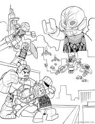The main characters of the avengers beautiful coloring page of iron man as robert downey jr. Avengers Coloring Pages Age Of Ultron Lego Coloring4free Coloring4free Com