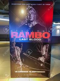 A new poster for rambo: Kuala Lumpur Malaysia September 15 2019 Rambo Last Blood Movie Poster Is A Action Film Based On The Character John Rambo Sequel To Previous Rambo Movie Stock Photo Picture And Royalty