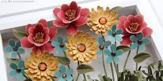  Bagaimana Cara Membuat Vas Bunga Dari Kertas Flower Shadow Box Paper Crafts Paper Flowers
