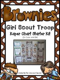 brownie girl scout kaper chart ideas girl scout kaper charts