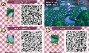 Animal Crossing Qr Codes Paths Animal Crossing 3ds Pond Animals New Animal Crossing