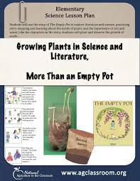 More Than An Empty Pot Science Lesson Plans Elementary Farm Lessons Plant Science