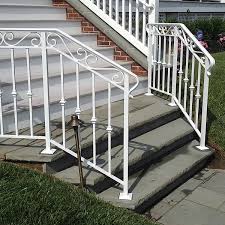It blends well with the traditional style rails. Exterior Wrought Iron Railings Outdoor Wrought Iron Stair Railings