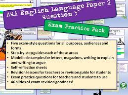 Paper is used to make books, magazines and newspapers as well as paper money and photographic paper. Aqa English Language Paper 2 Question 5 Teaching Resources