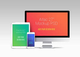 Apple Devices Psd Mockup Templates Freebies Fribly Mockup Templates Mockup Psd Psd Mockup Template