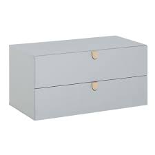 I'm looking for a way to set the height to a drawer header. Stige Modular Low Chest Of Drawers In Grey Vox Cuckooland