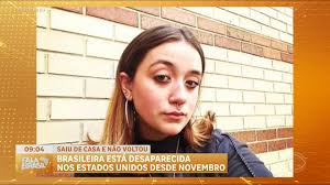 Uma jovem brasileira de 17 anos está desaparecida nos Estados Unidos.  Manuela Keller Cohen saiu de casa no dia 20 de novembro e não foi mais  vista. A família da jovem descobriu que ela estava se ...