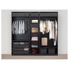 9 feet is about 274 cm. Pax Wardrobe Black Brown Forsand Black Brown Stained Ash Effect Ikea