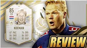 You can only imagine what the man it's named after's goals were like. Fifa 21 Base Icon Ronald Koeman 85 Player Review Fifa 21 Ultimate Team Youtube