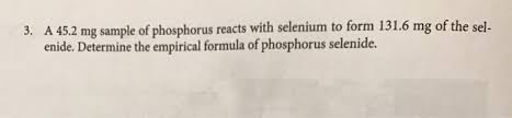 What Are The Empirical Formulas Of Substances With The Following ... |  Channels For Pearson+