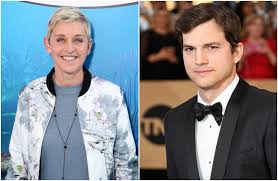 It's 3 in the morning and i'm laughing so hard because i was looking at old photos of ellen and the first time a saw this photo of a red carpet it reminded me of something but i couldn't. Ellen Degeneres Once Said Something About Ashton Kutcher S Son That Gave Him A Complex