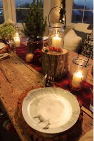 A Little Glass Box Homemade Christmas Table Courtney Style Christmas Table Decorations Christmas Table Settings Country Christmas