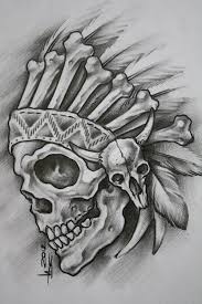 Pin By Mandy Nikki On N A Indian Skull Headdresses Skull Art Drawing Skulls Drawing Indian Skull Tattoos