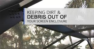 This back porch oasis allows you to recline, enjoying the morning paper and rising sun, or soaking in the ocean breezes and cool coastal nights. Having A Tough Time Keeping Dirt Out Of The Screen Enclosure
