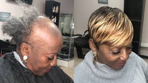I've been hesitant to release my own hair but i see the freedom that it could offer. Sewing Weave On Severe Alopecia Tips Tricks Pixie Short Cut Youtube