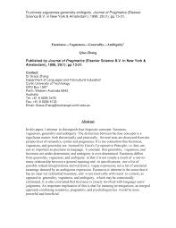 Pdf Fuzziness Vagueness Generality Ambiguity
