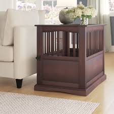 Each kennel features stylized locks, and matching hinges. Dog Crate Furniture End Tables Wayfair