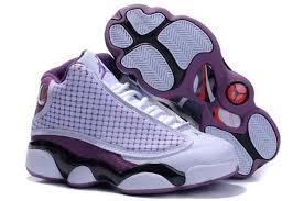 Air Jordan 13 Purple Black White Http Www Bigkidsjordanshoes Com Kids Air Jordan 13 White Purple Black P 133 Html Only 58 55 Kids Air Jor Air Jordans Jordan Shoes For Kids Air Jordans Retro