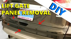 1 instrument panel switch is turned off. Lower Lift Gate Panel Removal For 2013 Ford Escape How To Escape Youtube