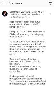 Welcoming the great and the mighty hafizuddin. Netizens Celebs Call Ahmad Idham Out For His Controversial Netflix Comments Hype Malaysia