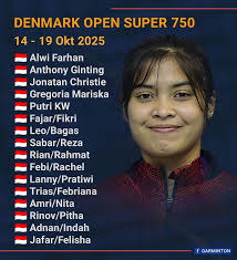 Inilah Turnamen Selanjutnya ⬇️ 🇩🇰 Denmark Open Super 750 🗓️ 14
