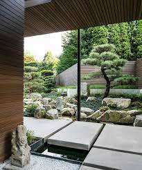 Design House Architecture And Landscape Take Centre Stage In This Seattle Residence Homes Gardens Japanese Courtyard Garden Japanese Courtyard Modern Courtyard