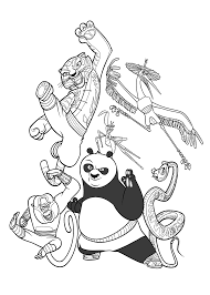Kung Fu Panda Coloring Pages For Kids Printable Free Panda Coloring Pages Cartoon Coloring Pages Panda Sketch